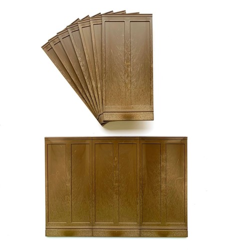 Dolls house wall panels 4 - wall, 3/4