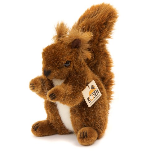 Red squirrel exquisite plush - red,