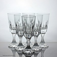 Set of six Baccarat D'Assas