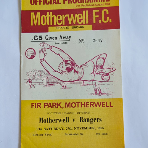 1965 motherwell rangers - 1965.,