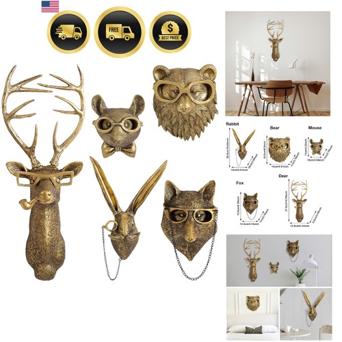 Animal heads wall decor - heads,