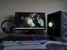 Full Setup AMD Ryzen Gaming PC