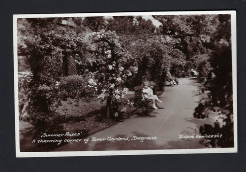 Rppc summer roses - (fc4631),