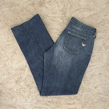 Mens Armani Jeans W32 L32 Lightweight Cotton Summer Mid Wash Denim Vintage 