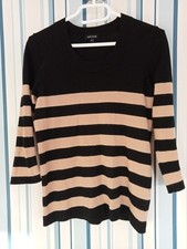 JAEGER Ladies three-quarter sleeved black Jumper Size M