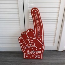 American Superslam Wrestling Foam Finger Hand Mascot Red haven giant