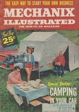 Mechanix Illustrated (Aug 1960) Car Camping and Campers, Austin 850 Mini