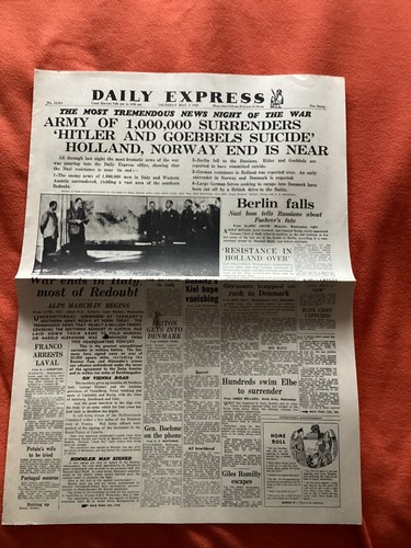 Ww2 germany surrender goebbels - germany,