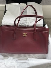 Chanel Burgundy Tote Bag -