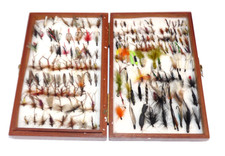2 layer wood fly box &