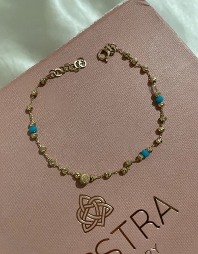 Solid gold and - and, turquoise