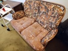 Ercol Vintage Windsor Sofa 2 Seater with 1 Chair and Footstool