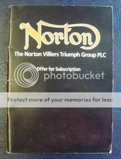 NORTON VILLIERS TRIUMPH GROUP