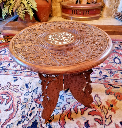 Fine vintage indian wooden - vintage,