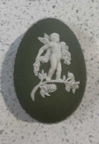Wedgwood green jasperware - green,