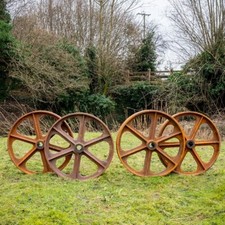 Shepherd hut wheels cast - hut,