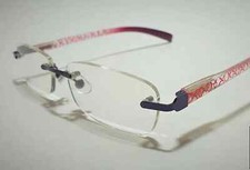 Foster Grant - Yeats Pink - Ladie's Rimless  Reading Glasses With Sprung Arms