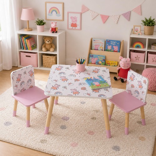 Kids peppa pig - pig, table: