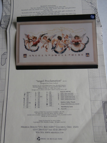 Mirabilia cross stitch chart