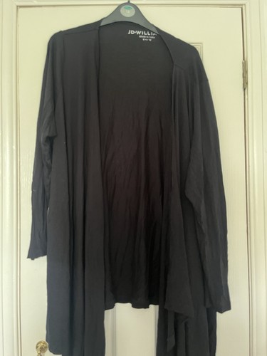 Bnwot black waterfall cardigan - black,