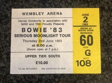 DAVID BOWIE 1883 “ Serious