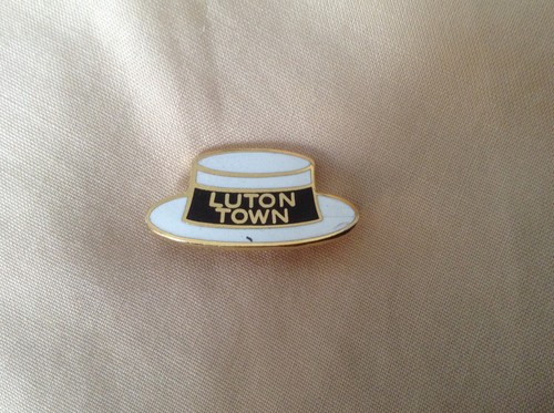 Vintage luton town - fc, enamel