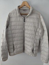 Armarni Duck Down Filled Lightly Padded Jacet- Palest Grey Size Medium