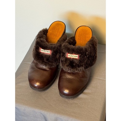 Hunter brown leather faux - leather,