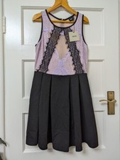 ASOS Black Skirt Pink Mesh