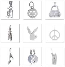 Sterling Fashion Charm Pendant 925 Italian Jewellery - Various designs