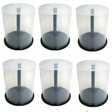 6 x Plastic Cake Tubs for 100