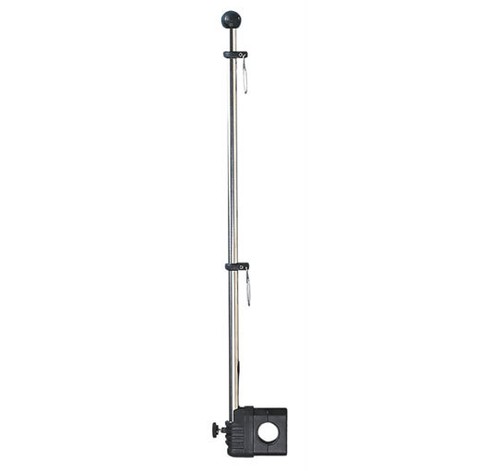 Flagpole with holder for - holder,