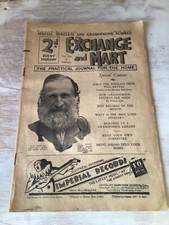 1929 Exchange & Mart Magazine Practical Home Journal Wireless Gramophone edition