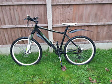 Carrera Vengeance LTD XCD Spec, 26" White Wheels, Black Frame, Disc Brakes