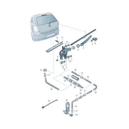 For audi 2003 - a3, rear