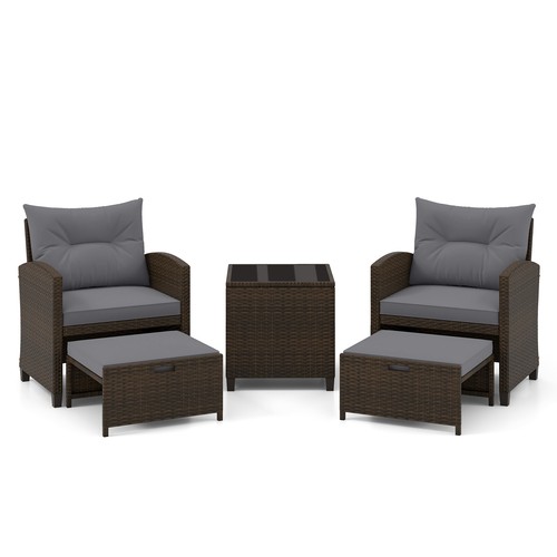 Piece patio rattan furniture - piece,