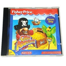 FISHER PRICE PIRATE SHIP GREAT ADVENTURES PC CD ROM GAME