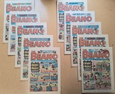 Joblot Of 10 Beano Comics from