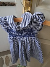 Baby Girl's  Smocked Embroidered Dress. Size 6months. New, No Tags.
