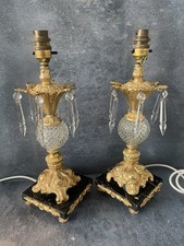 Pair Vintage Baroque Marble