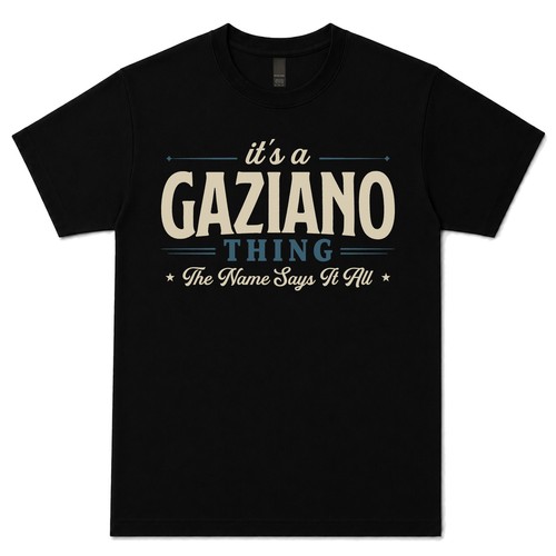 Gaziano thing the - the, name