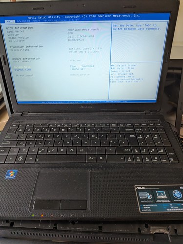 Laptop for spares asus 1 - for,