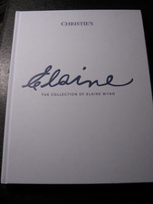ELAINE WYNN  Art Collection christie's 2025 HARDCOVER  catalog