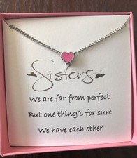 To My Sister Heart Shaped &