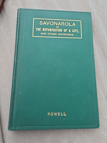1903 savonarola reformation - 1903,