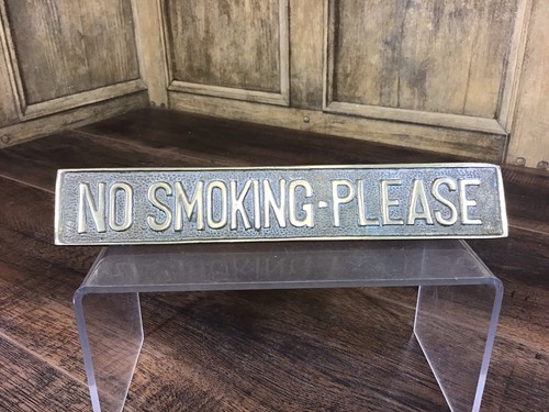 Vintage brass smoking - vintage,
