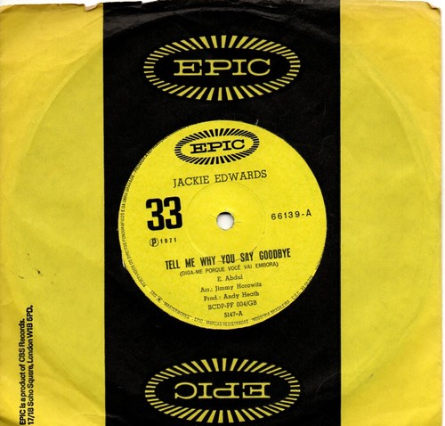 Jackie edwards tell why you - me,