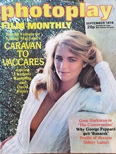 PHOTOPLAY SEPT 1974 STEVE REEVES, EARTHQUAKE, CONFESSIONS WINDOW CLEANER, TWIGGY