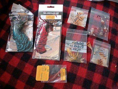 Job lot fly tying - lot, amherst