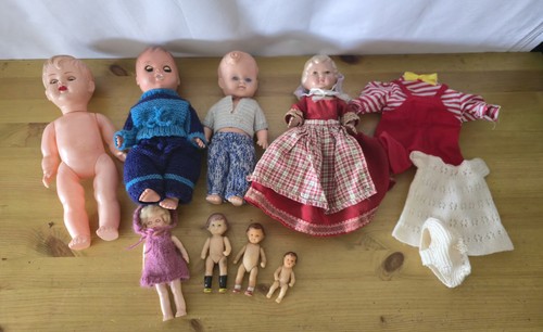 Vintage mixed dolls 1960s - mixed,